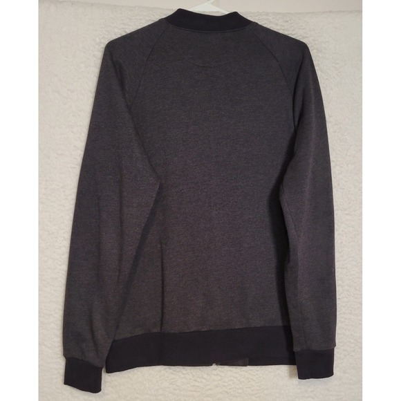 Fresh Clean Tees Mens Sweatshirt Black Size L Full Zip Long Sleeve Fleece 1260 - Picture 2 of 5